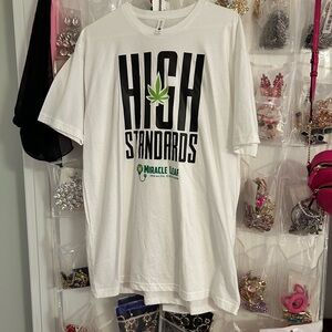 Miracle White Graphic High Standards T-Shirt